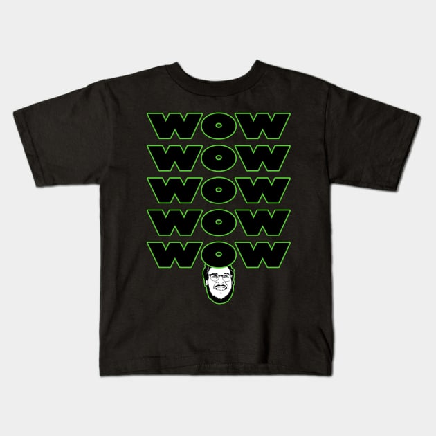 Wow Wow Wow Wow Wow Kids T-Shirt by Azerod